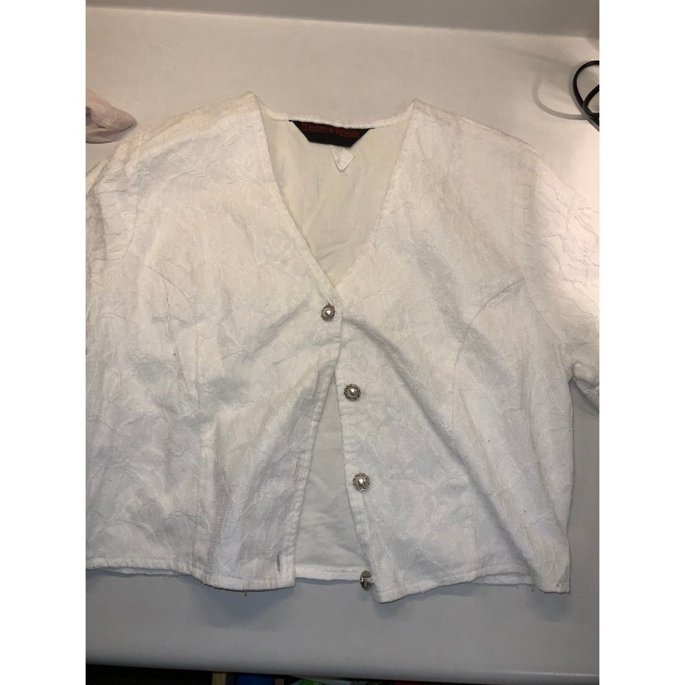Vintage western‎ crop top size medium